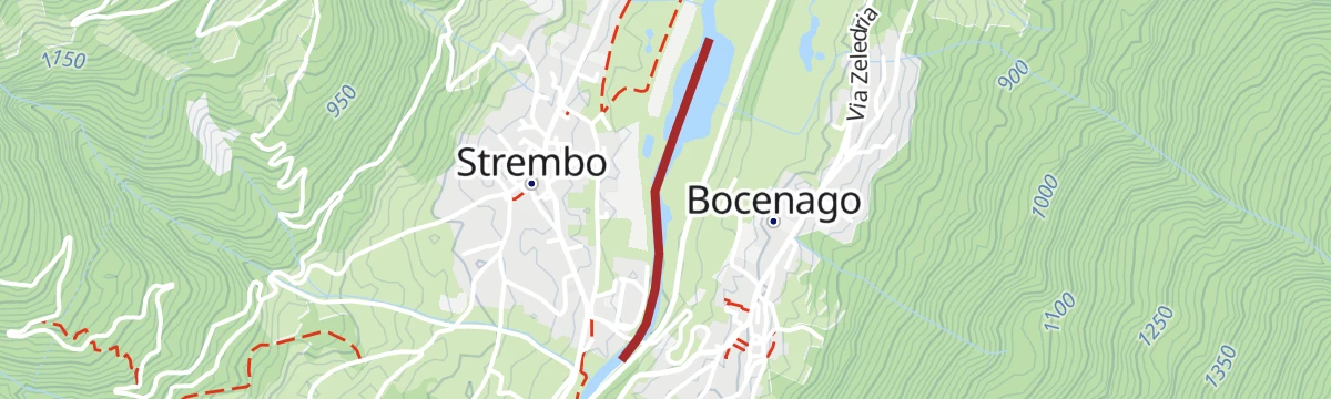 Route map: Fiume Sarca PP4